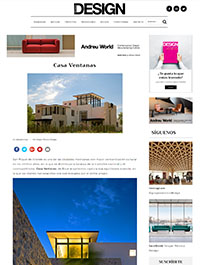 México Design – Casa Ventanas Web - Febrero 2018 - Nota original - BOUÉ Arquitectos