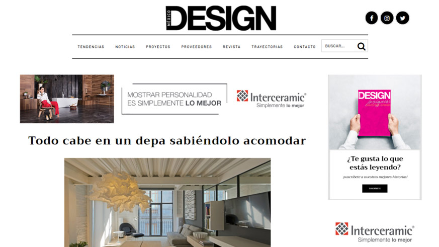 México Design – Departamento 15 - Boué Arquitectos