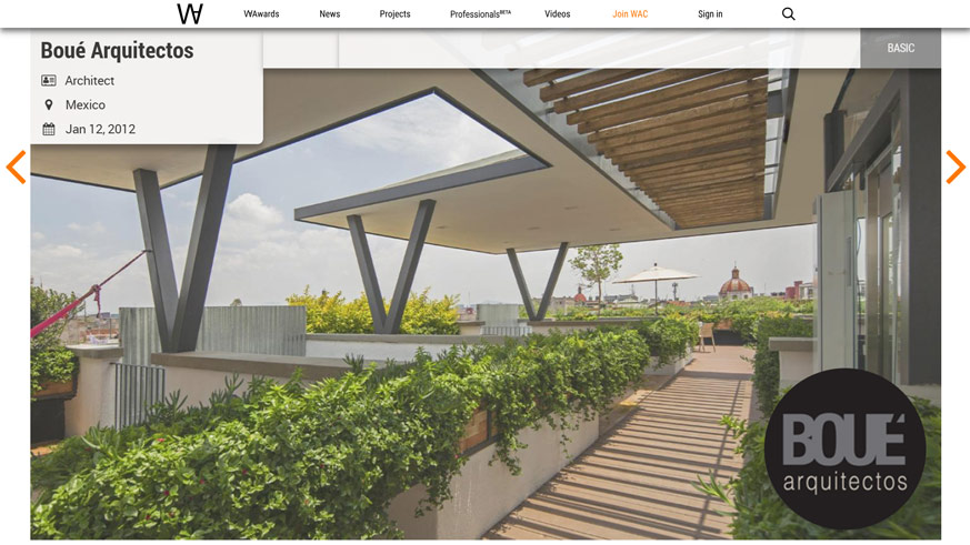 World Architecture - Projects by Boué arquitectos